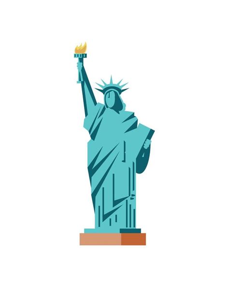 Statue Of Liberty 16767035 Vector Art At Vecteezy