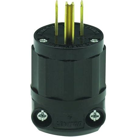 Leviton B Volt Straight Blade Plug Industrial Grade