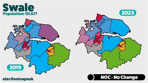 Election Maps UK On Twitter Swale Result LE2023 LAB 15 4 CON 12