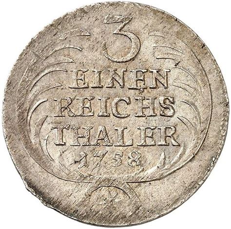 Thaler Frederick Ii Seven Years War Reino De Prusia Numista