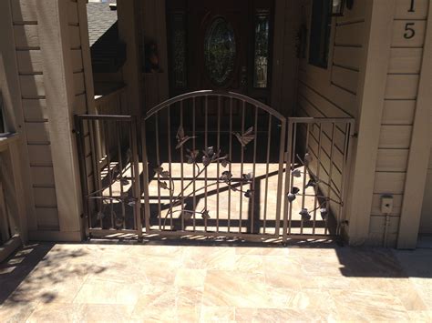 Steven Brock Creates A Custom Entry Gate Of Aspens And Hummingbirds