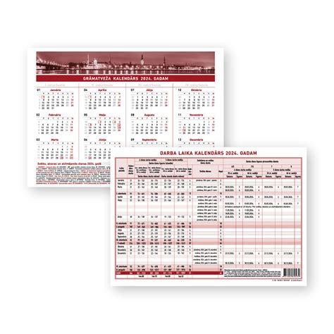 Grāmatveža kalendārs 2024. gadam , A4 formāts | Officeday Latvia