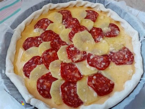 Torta Salata Con Salame E Patate Vorrei Diventare Una Brava Cuoca