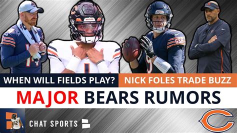 Nick Foles Trade Chicago Bears Rumors On Andy Dalton Matt Nagy