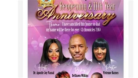 Gods House Of Prayer Reopening And 11th Year Anniversary By Gods