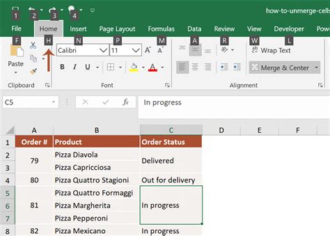 How To Unmerge Cells In Excel A Quick Easy Guide