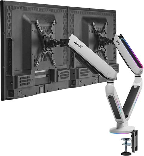 Amazon AVLT Dual 27 43 RGB Gaming Monitor Arm Desk Mount Built