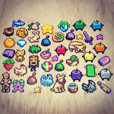 a bunch of pixelated objects are laying on the floor in front of a ...