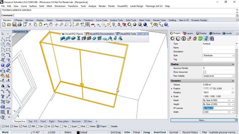 Visualarq Parametric Furniture Style From Grasshopper Youtube