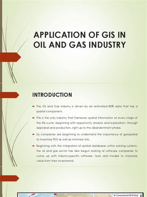 Application Of Gis In Oil And Gas Industry Geographic Information System Pipeline Transport