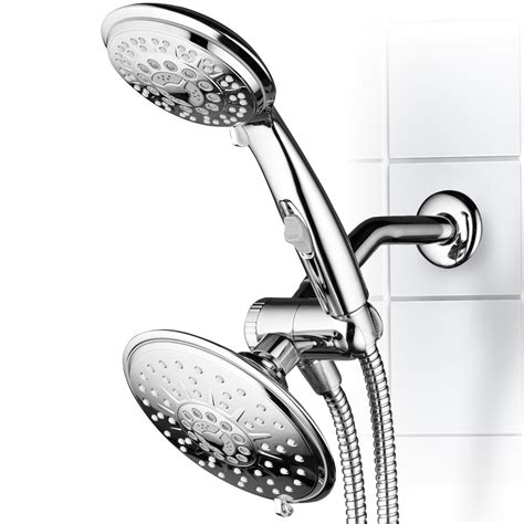 Hydroluxe Setting Way Rainfall Shower Head Handheld Combo W