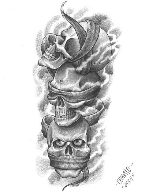 Pin On Skull Art