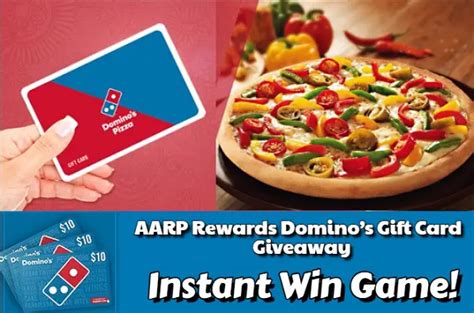 Instant Win Dominos T Card Giveaway 125 Winners Sweepstakebible
