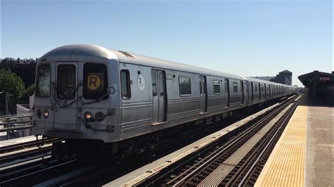 BMT West End Line D Trains With NIS R Train And Work Train Fort