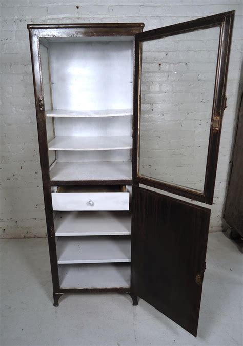 Restored Vintage Industrial Medical Cabinet For Sale At 1stdibs