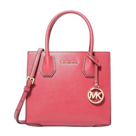 Túi Xách Nữ Michael Kors Mk Mercer Medium Pebbled Leather Crossbody Bag