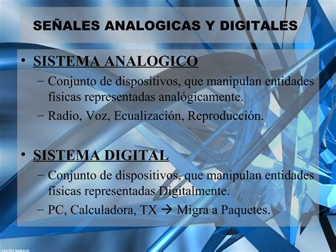 Senales Analogicas Y Digitales Ppt PPT