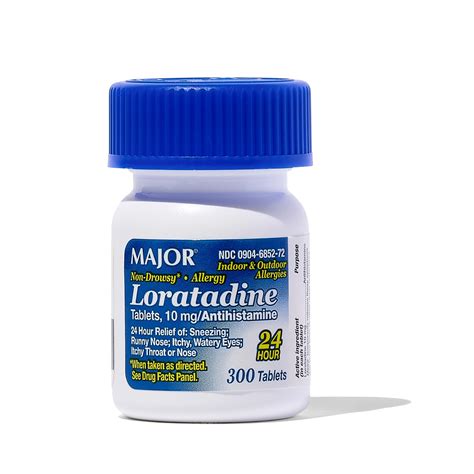 Amazon Major Allergy Loratadine 10 Mg Tablets Non Drowsy Allergy