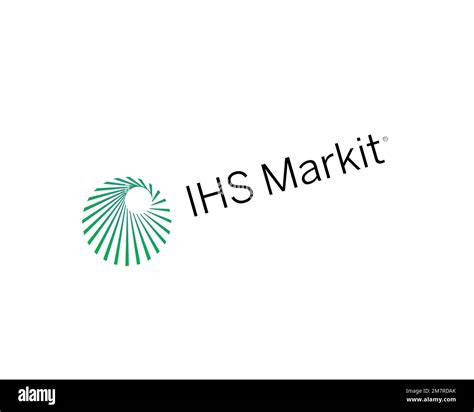 IHS Markit, rotated logo, white background Stock Photo - Alamy