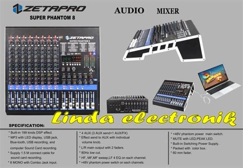 Jual Mixer Zetapro Super Phantom 8 ZETAPRO SUPER PHANTOM 8 Garansi