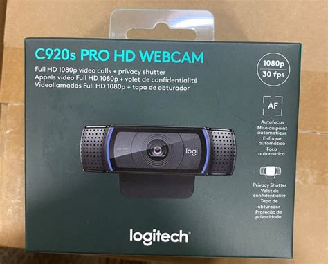 NOVA Logitech C920s FULL HD PRO spletna kamera