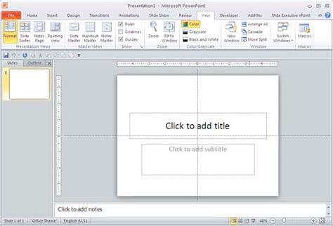 Rulers In Powerpoint For Windows