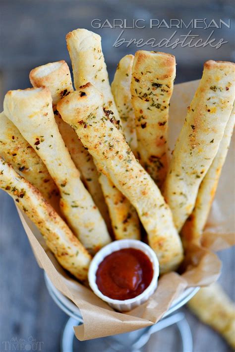 Garlic Parmesan Breadsticks Mom On Timeout