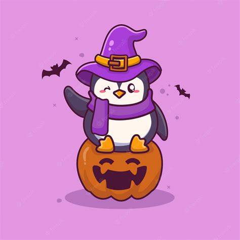 Halloween Penguin Art Print By Picksandstones Clip Art Library