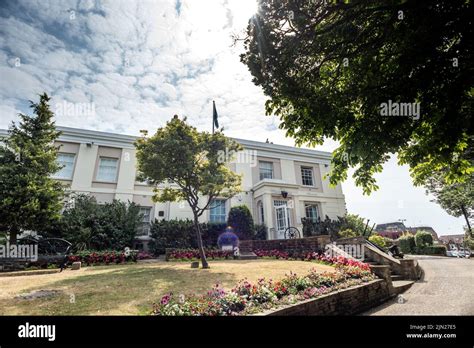 Littlehampton, July 21st 2022: The Manor House, home of Littlehampton Museum Stock Photo - Alamy