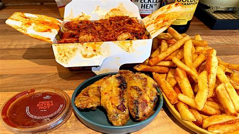 Pepe S Piri Piri Chicken And Rice With Chicken Wings And Piri Piri Salted Fries Extreme Youtube