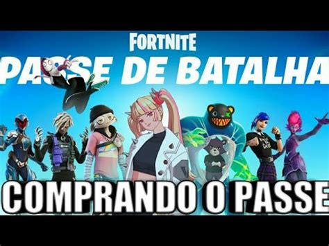 Fortnite Comprando O Passe De Batalha Da Temporada Youtube