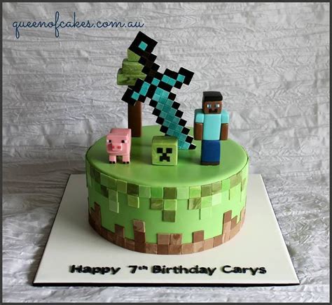 Image Result For Minecraft Cake Cakes Minecraft Birthday Cake