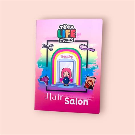 Printable Paper Doll Toca Boca Hair Salon Kids Craft - Etsy