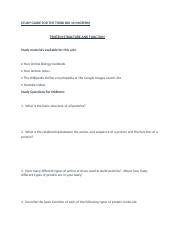 Bio Midterm Docx Study Guide For The Third Bio Midterm