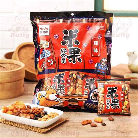Taiwan Food Viva Assorted Rice Crackers Shopee Philippines