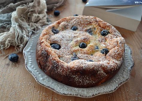 Torta Light Ricotta E Mirtilli