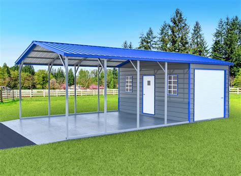 Carport Shed Combo – Bison Carports