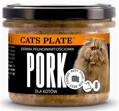 CATS PLATE Karma PREMIUM Dla Kota WIEPRZOWINA 100g 12543777734 Allegro Pl