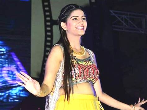 Sapna Chaudhary Called Thumkewali By Minister Tv Times Of India