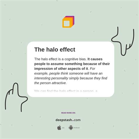 The Halo Effect Deepstash