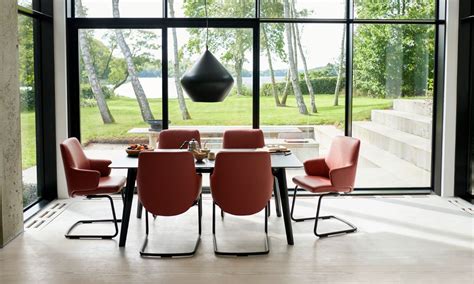 Stressless Large D100 Dining Chair With Arms And Low Back