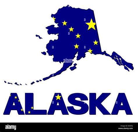 Alaska Map Hi Res Stock Photography And Images Alamy