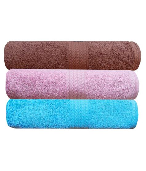 Akin Set Of 3 Cotton Bath Towel Multi Color Buy Akin Set Of 3