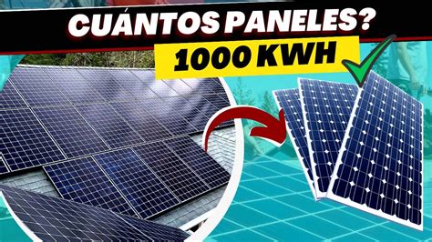 Cuántos paneles solares necesito para 1000 kW CamperVaning