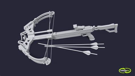 Crossbow 3d Model By Infinite Art Solutions