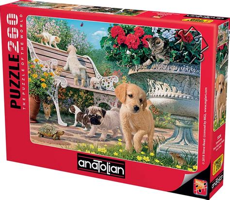 Comprar Puzzle Anatolian Cachorros Jugando Al Escondite De Piezas