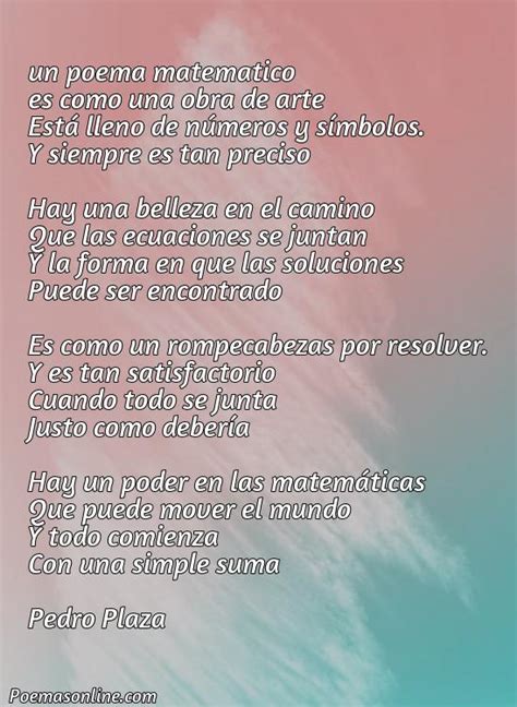 5 Mejores Poemas De Matemática Poemas Online