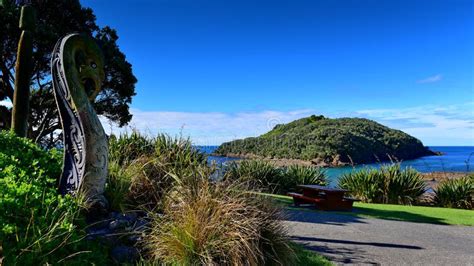 Goat Island Marine Reserve, Popular for Snorkeling in New Zealand Stock ...