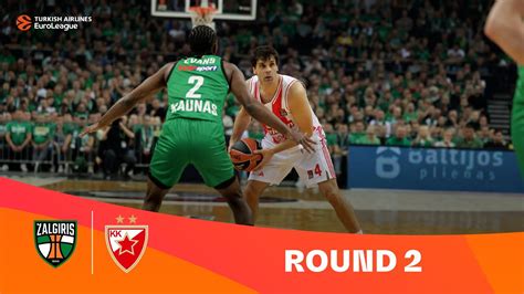 Zalgiris Kaunas Crvena Zvezda Meridianbet Belgrade Round 2 Highlights