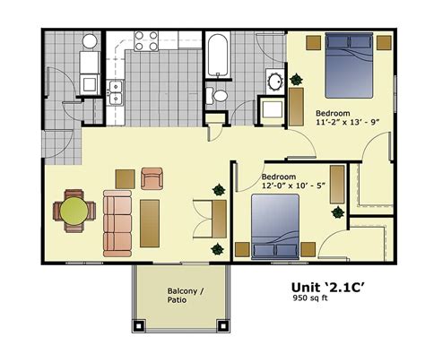 Thompson Valley Apartments Floor Plans And Rental Rates M Timm